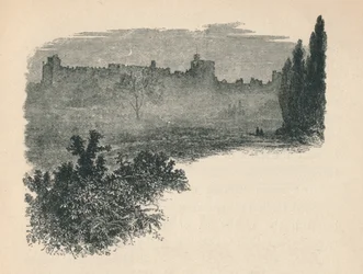 Château de Windsor depuis le Home Park, 1895