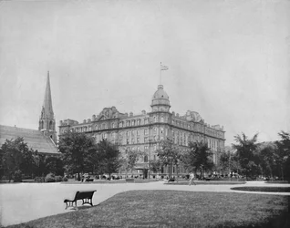 Hôtel Windsor, Montréal, Canada, vers 1897