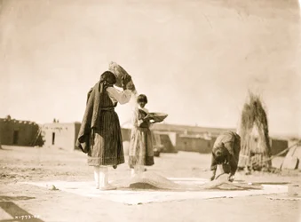 Vannage du blé--San Juan 1905