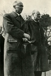 Winston Churchill et le Président Benes, vers 1940
