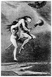 Chasse aux sorcières : sorcières, vers 1799