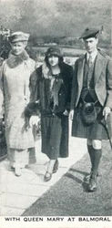 Avec la reine Mary à Balmoral, 1924
