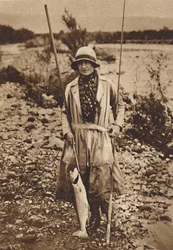 Avec une prise à Tokanu, Nouvelle-Zélande, vers 1927, 1937