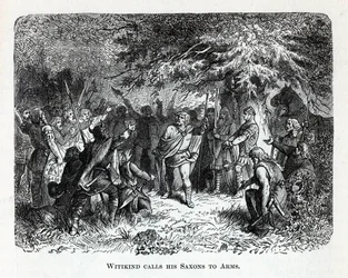Wittekind appelle ses Saxons aux armes, 1882