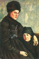 Femme de Dachau avec enfant, vers 1928