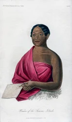 Femme des îles Samoa