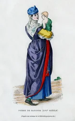 Femme de Bayonne, France, XVIe siècle, 1882-1884