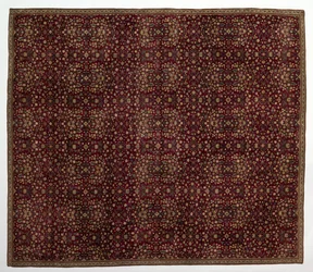 Tapis en laine avec décoration millefleurs, début des années 1600
