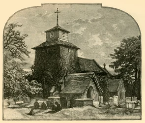 Église de Wooton, 1898