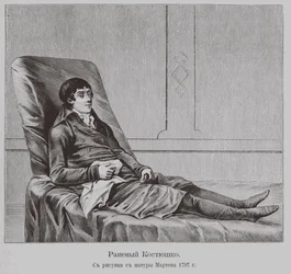 Thaddeus Kosciuszko blessé