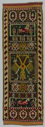 Coffre ou couverture de lit tissée, 1700s