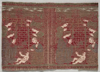 Bande tissée pour paramètres ecclésiastiques, début des années 1500