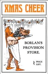 Joyeux Noël - Magasin Borlans, 1909