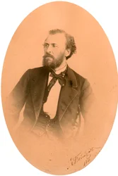 Yakov Polonsky, poète russe, vers 1866