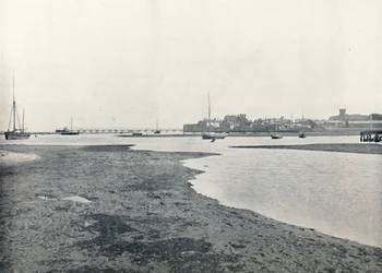 Yarmouth Isle of Wight - Vue générale, 1895