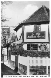 Auberge Ye Old Fighting Cocks, St Albans, Hertfordshire, 1937