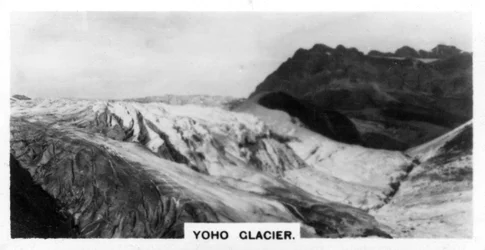 Glacier Yoho, Montagnes Rocheuses, Canada, vers 1920