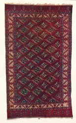 Tapis Yomut Turkoman, vers 1700
