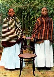 Jeunes femmes Hova, Madagascar, fin du 19e siècle