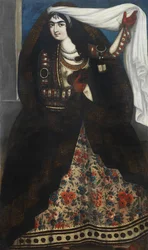 Jeune femme portant un tchador, vers 1844-1850