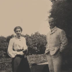 Yuri Alexandrovich Olsufyev avec sa femme Sophia Vladimirovna