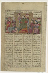 Zal remet la lettre de Sam à Manuchihr, Folio d