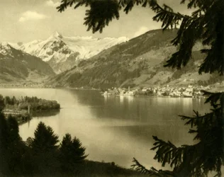 Zell am See, Autriche, c1935