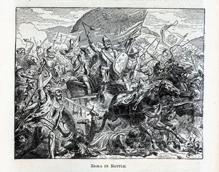 Ziska en bataille, 1882