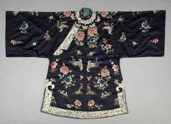Veste de femme Han, fin des années 1800 avec ajouts des années 1950-1960