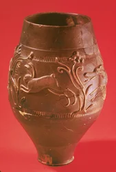 Pot de chasse au castor, romain, fin IIe-IIIe siècle