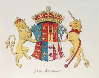 Blason de Jane Seymour (vers 1509-37), troisième épouse du roi Henri VIII d