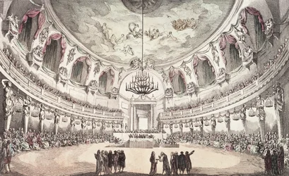 Salle de concert à Venise, XVIIIe siècle