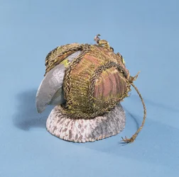 Capuchon de faucon, de la collection Tradescant, fin 15ème-début 16ème siècle
