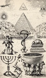 Symboles des hauts grades, tirés de « The Freemason » d