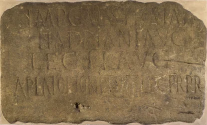 Inscription du milecastle 38 sur le mur d