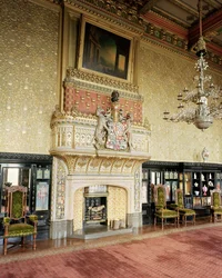 Intérieur du salon vénitien, Carlton Towers, Yorkshire