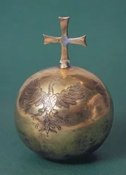 Orbe de la reine Anne Jagellon, commandé par la reine Anne pour faire partie de ses insignes de couronnement, vers 1572
