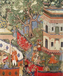 Rustam découvre la fille qui a trahi son amour à Mihr Afruz, du 