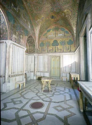 Sala di Ruggero par des artisans arabes et byzantins, Palazzo dei Normanni, Palerme, Italie