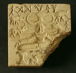 Sceau Pasupati en stéatite, Mohenjodaro, 2300-1750 av. J.-C.
