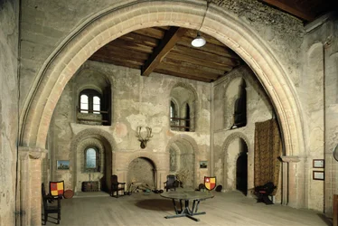 La Salle de Banquet, Château de Hedingham, École anglaise (12ème siècle), Essex, Royaume-Uni