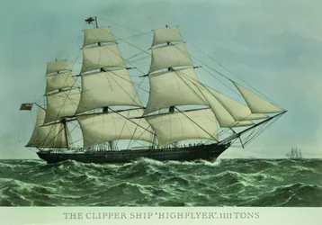 Le clipper «Highflyer», 1111 tonnes