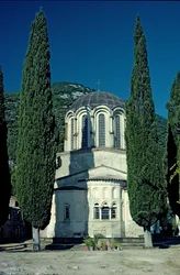 Vue de la Nea Moni, milieu du XIe siècle