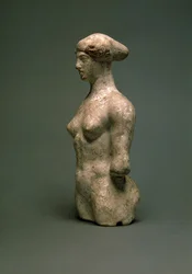Une poupée nue, grecque, attique, vers 5e siècle av. J.-C. (terre cuite)