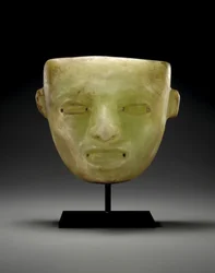 Masque en pierre de Teotihuacan, c. 450-650