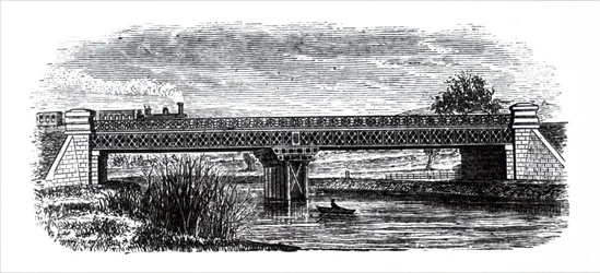 Un pont en treillis