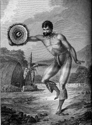 Danseur natif des îles Sandwich