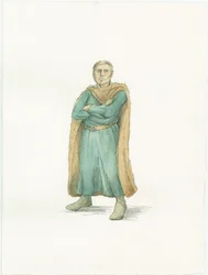 Une illustration de reconstitution montrant le duc Guillaume de Normandie vers 1066