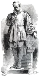 Une statue de Bernard Palissy
