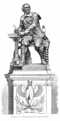 Une statue de Théophraste Renaudot